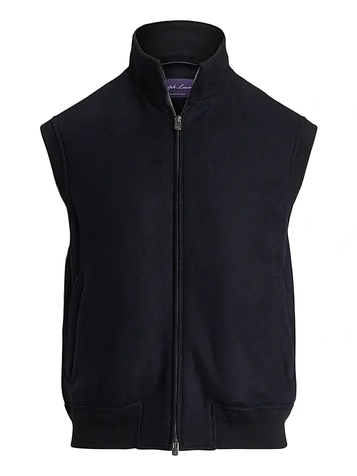Men's Felton Cashmere-Blend Vest Men's Felton Cashmere-Blend Vest