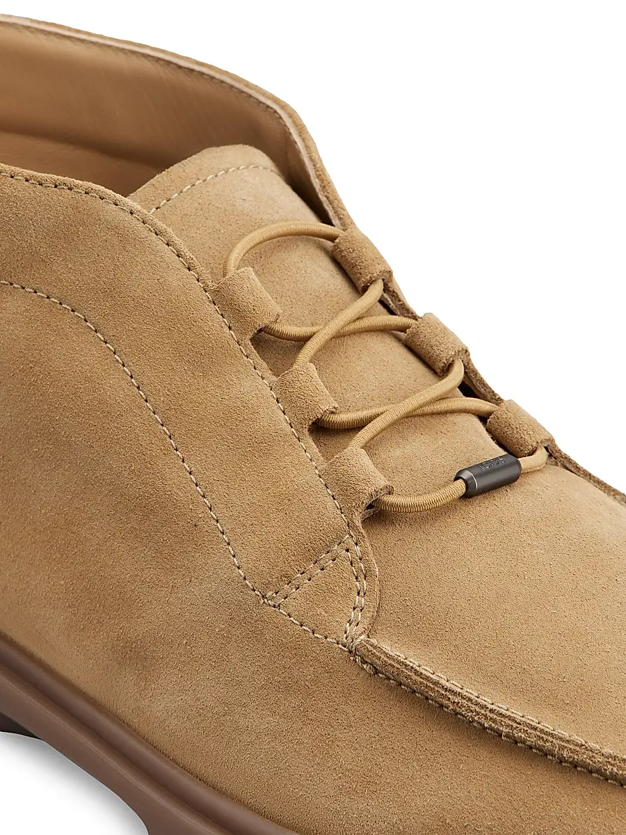 Tod's Men's Suede Desert Boots - Light Beige | Thumbnail 5 Tod's Men's Suede Desert Boots - Light Beige | Thumbnail 5