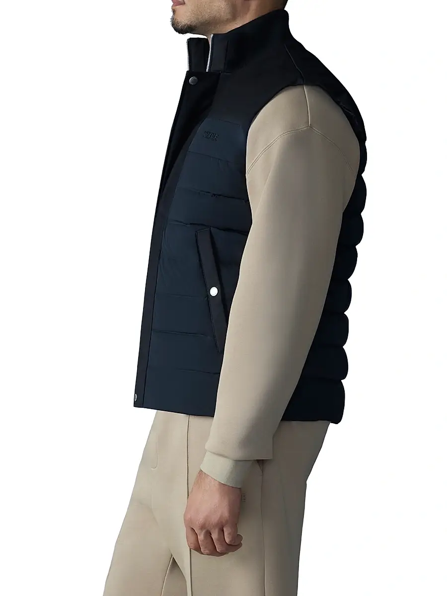 Mackage Men's Brody Quilted Down Vest | Thumbnail 4 Mackage Men's Brody Quilted Down Vest | Thumbnail 4