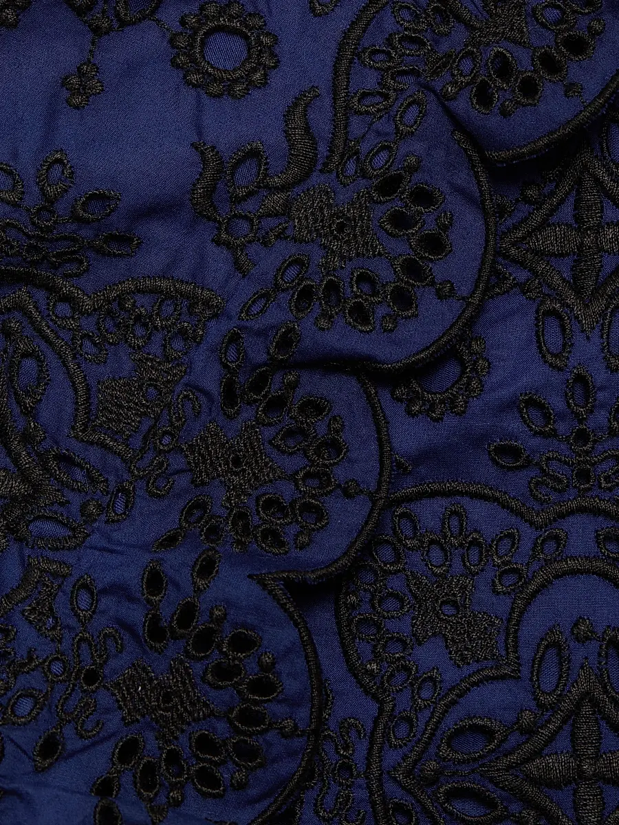 FIGUE Women's Maris Embroidered Cotton Top | Thumbnail 7