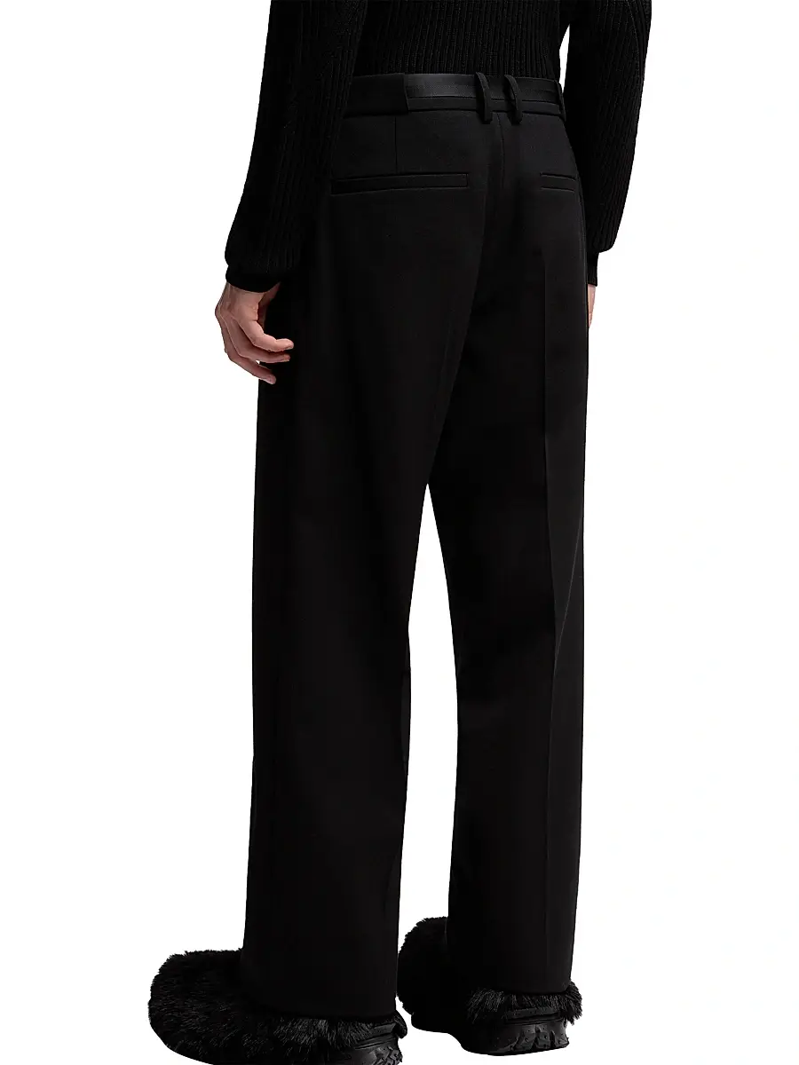 Moncler Men's Pants in Twill - Black | Thumbnail 3 Moncler Men's Pants in Twill - Black | Thumbnail 3