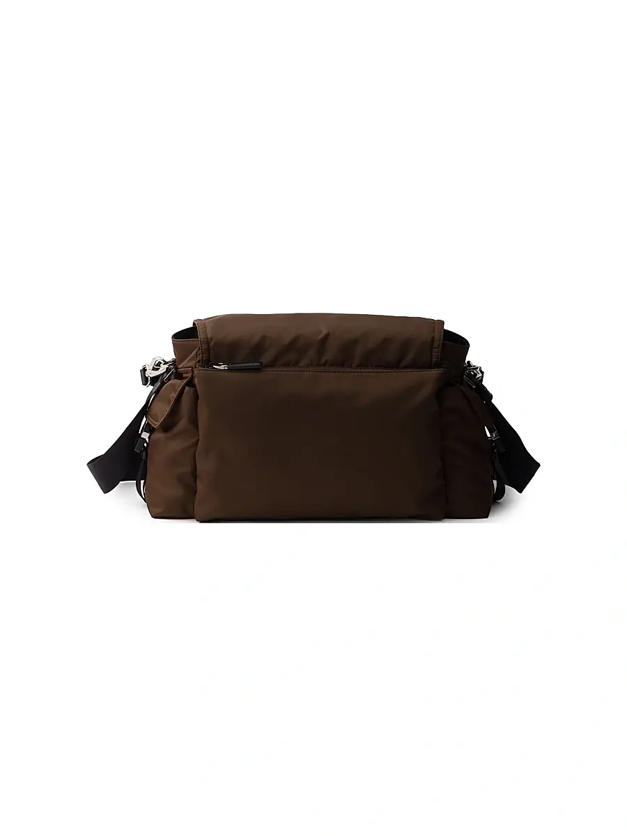 Prada Men's Explore Re-Nylon and Leather Bag - Brown | Thumbnail 4