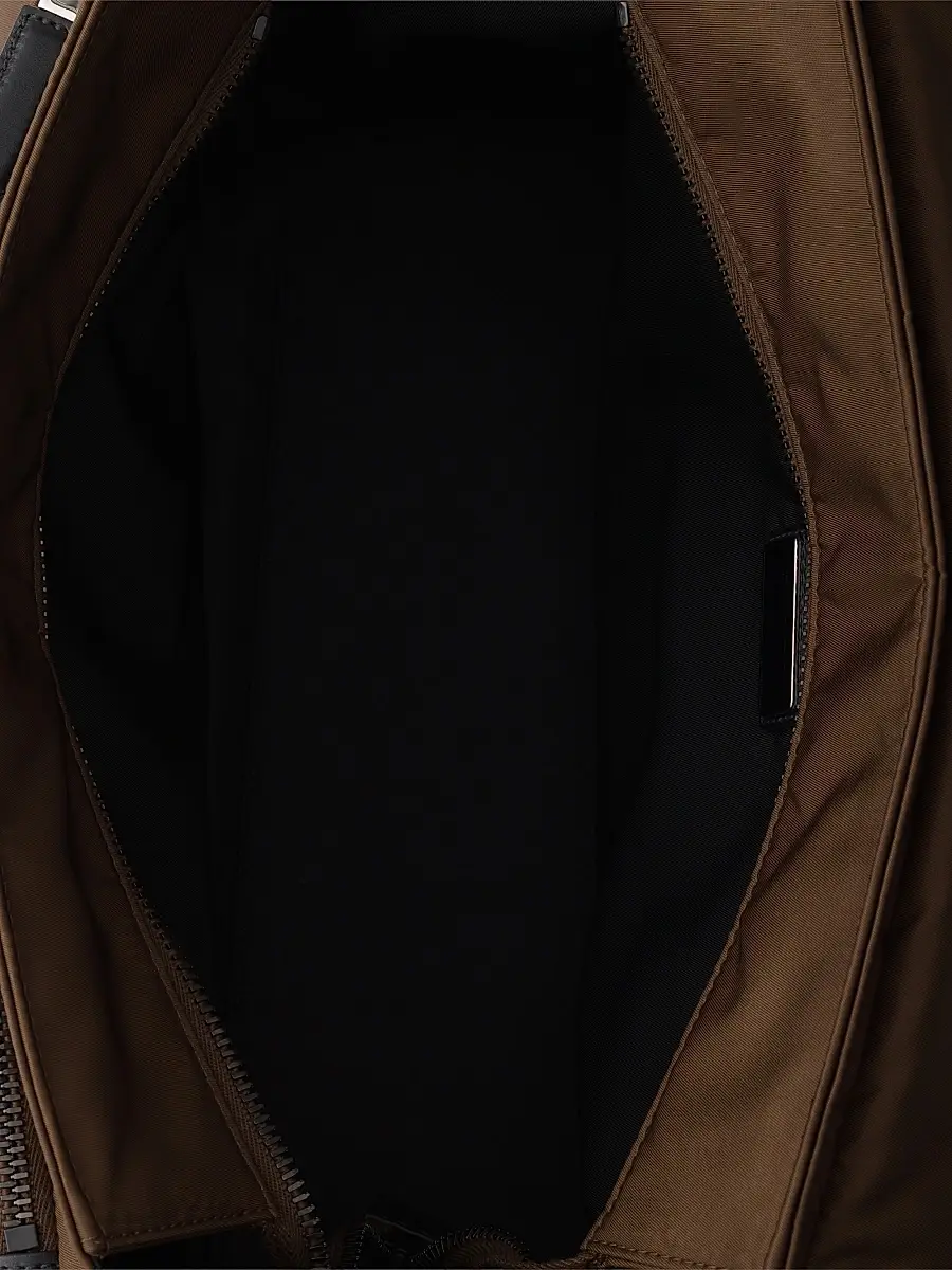 Prada Men's Explore Re-Nylon and Leather Bag - Brown | Thumbnail 8