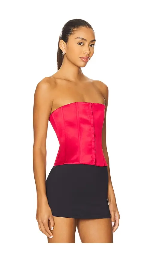 Guizio Satin Corset | Thumbnail 2 Guizio Satin Corset | Thumbnail 2