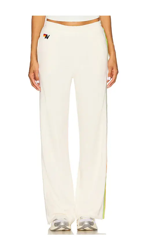Aviator Nation 5 Stripe Wide Leg Pocket Sweatpant | Thumbnail 2 Aviator Nation 5 Stripe Wide Leg Pocket Sweatpant | Thumbnail 2
