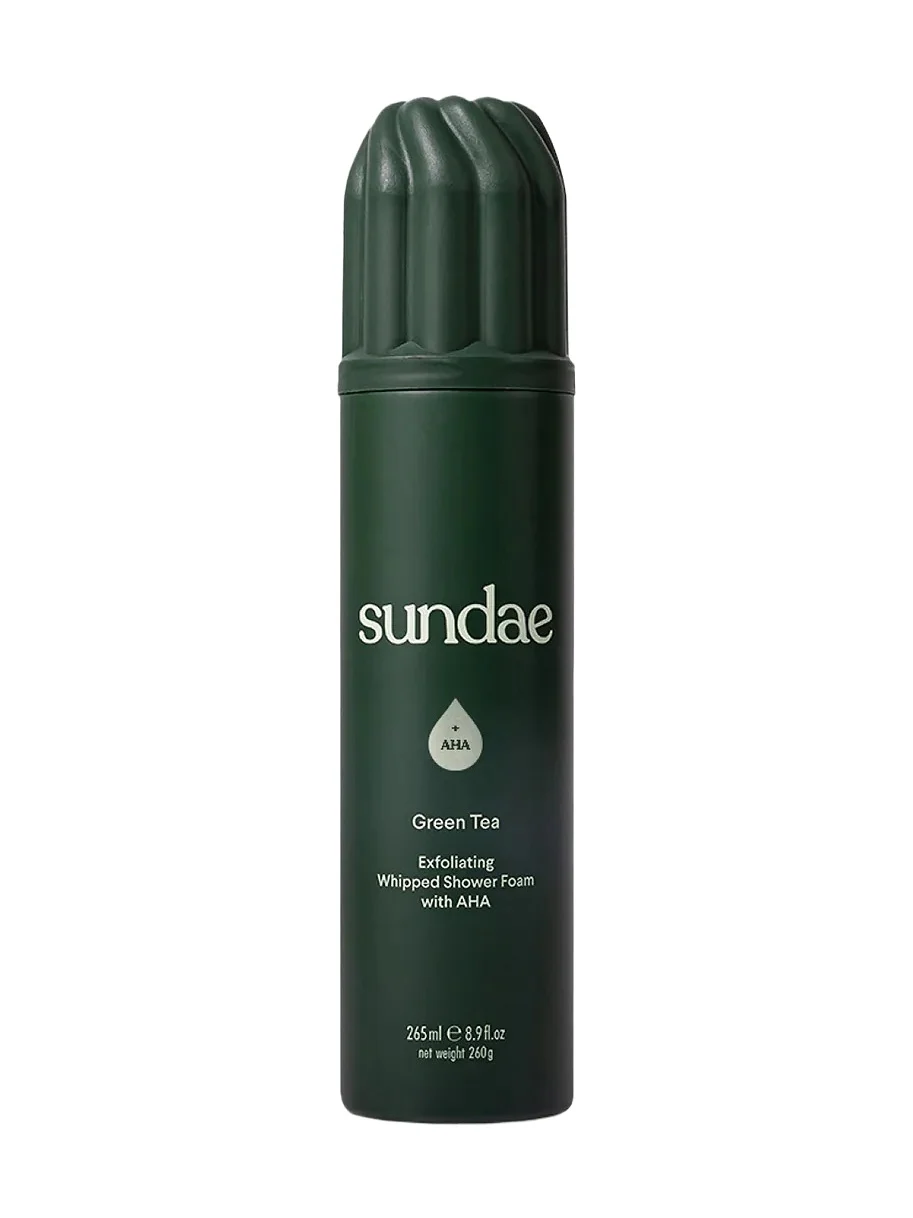 Sundae Body Green Tea Exfoliating Shower Foam