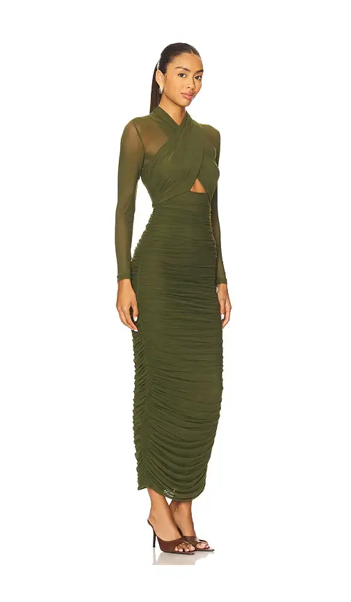 Bardot Aliyah Long Midi Dress | Thumbnail 2 Bardot Aliyah Long Midi Dress | Thumbnail 2