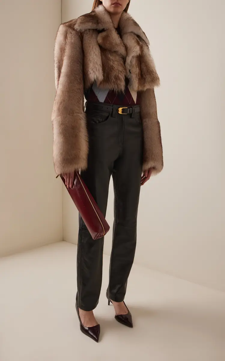 Khaite Stallone Cropped Shearling Jacket | Thumbnail 3 Khaite Stallone Cropped Shearling Jacket | Thumbnail 3