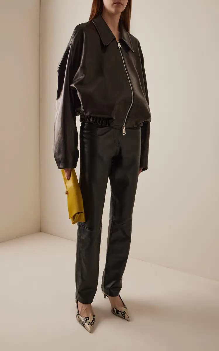 Khaite Odin Leather Jacket | Thumbnail 3 Khaite Odin Leather Jacket | Thumbnail 3