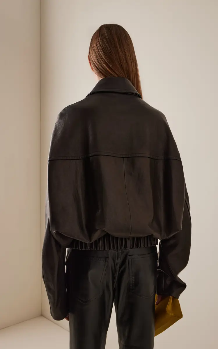 Khaite Odin Leather Jacket | Thumbnail 4 Khaite Odin Leather Jacket | Thumbnail 4