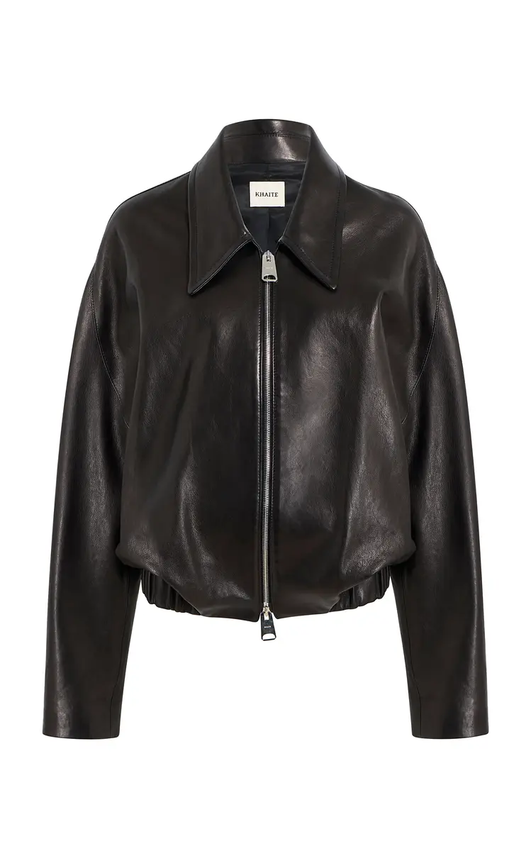 Khaite Odin Leather Jacket | Thumbnail 5 Khaite Odin Leather Jacket | Thumbnail 5