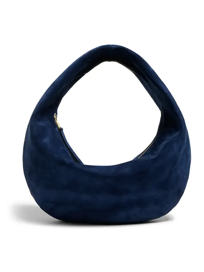 Olivia Medium Suede Hobo Bag