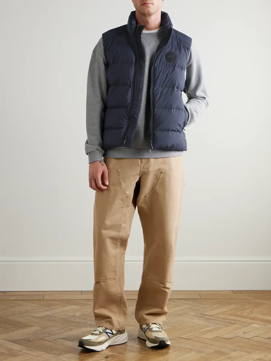 Canada Goose Crofton Slim-Fit Logo-Appliquéd Quilted Enduraluxe® Down Gilet - Men | Thumbnail 2 Canada Goose Crofton Slim-Fit Logo-Appliquéd Quilted Enduraluxe® Down Gilet - Men | Thumbnail 2