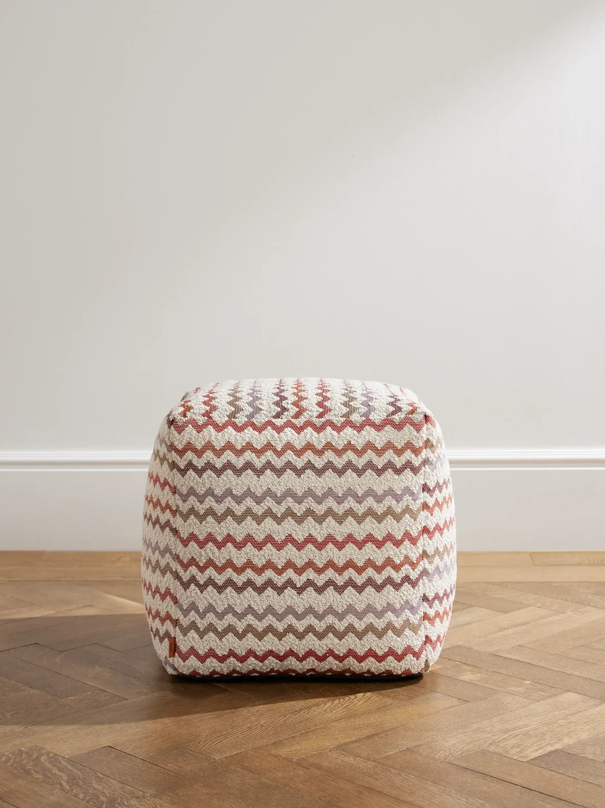 Missoni Home Capri Striped Canvas-Trimmed Bouclé Ottoman - Men