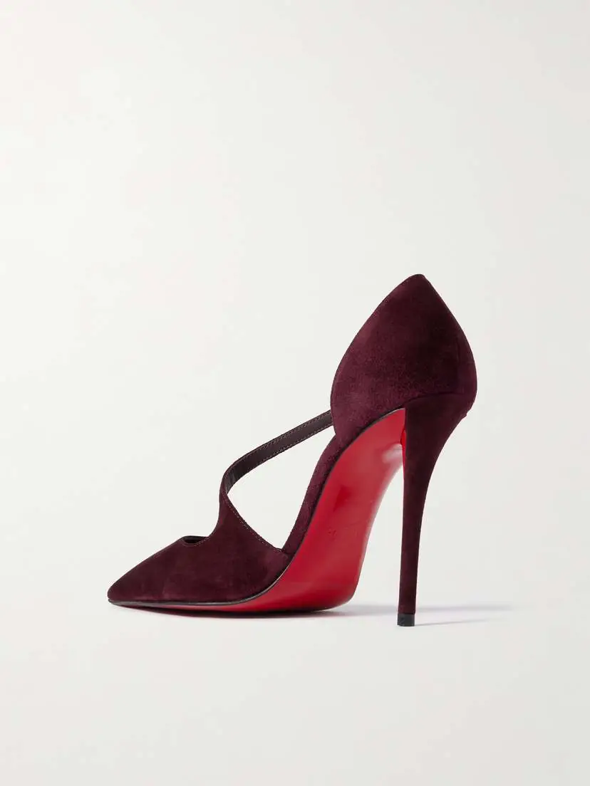 Christian Louboutin Miss Ziggyta 100 Suede Pumps | Thumbnail 3 Christian Louboutin Miss Ziggyta 100 Suede Pumps | Thumbnail 3