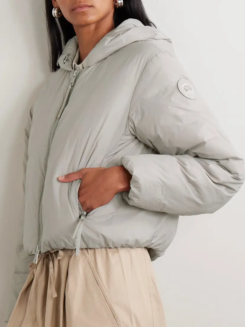 Canada Goose Elba Cropped Padded Shell Down Jacket | Thumbnail 3 Canada Goose Elba Cropped Padded Shell Down Jacket | Thumbnail 3
