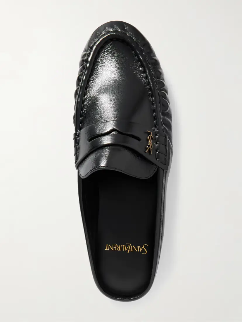 Saint Laurent Le Loafer Logo-embellished Slip-ons | Thumbnail 5