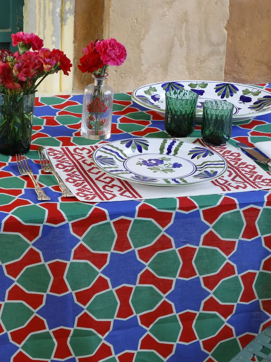 Cabana Andes Linen Tablecloth | Thumbnail 2 Cabana Andes Linen Tablecloth | Thumbnail 2