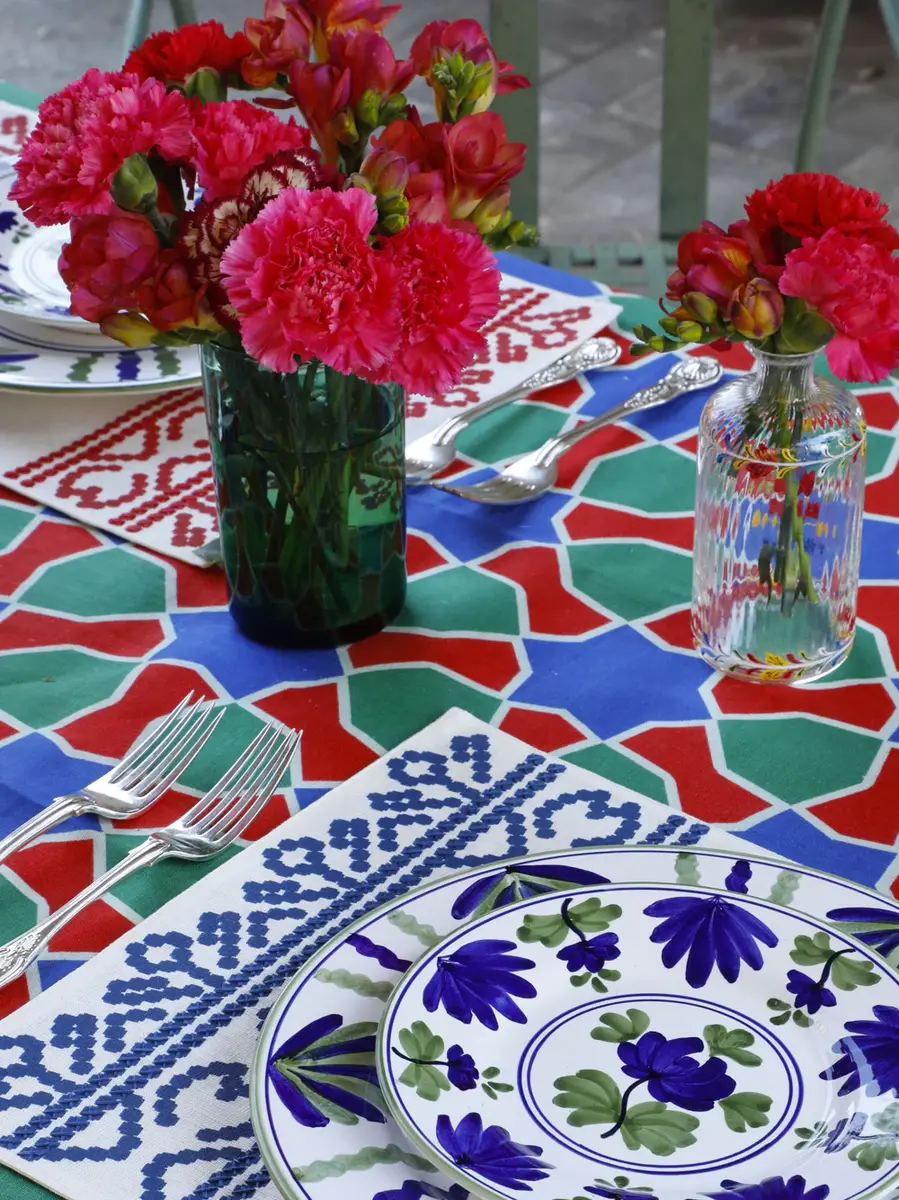 Cabana Andes Linen Tablecloth | Thumbnail 3 Cabana Andes Linen Tablecloth | Thumbnail 3