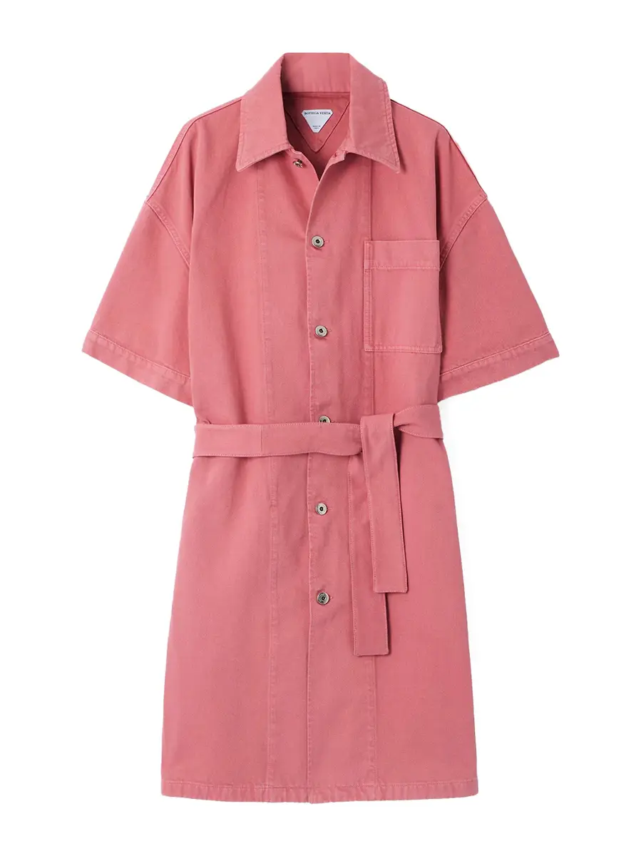 Bottega Veneta Belted Denim Shirtdress | Image 1 Bottega Veneta Belted Denim Shirtdress | Image 1