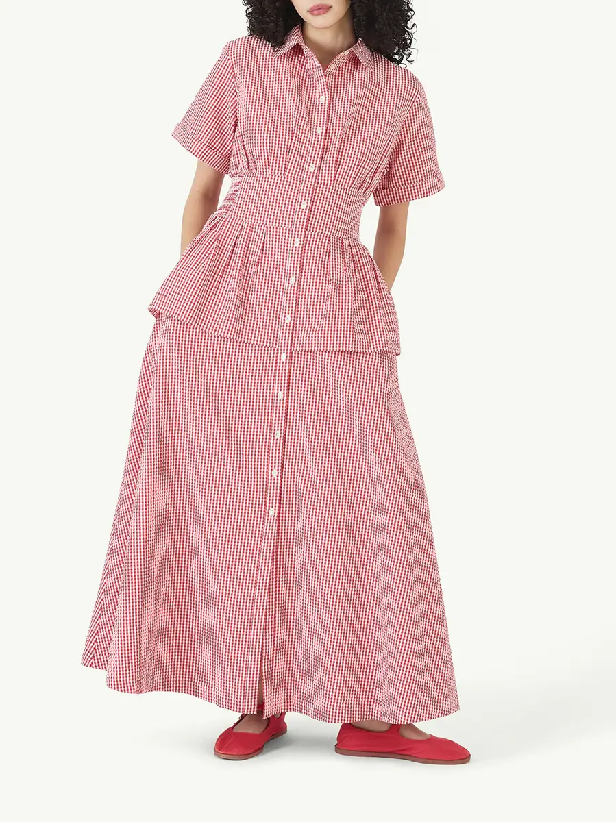 Rosie Assoulin Boogie Woogie Bugle Boy Dress | Thumbnail 4 Rosie Assoulin Boogie Woogie Bugle Boy Dress | Thumbnail 4