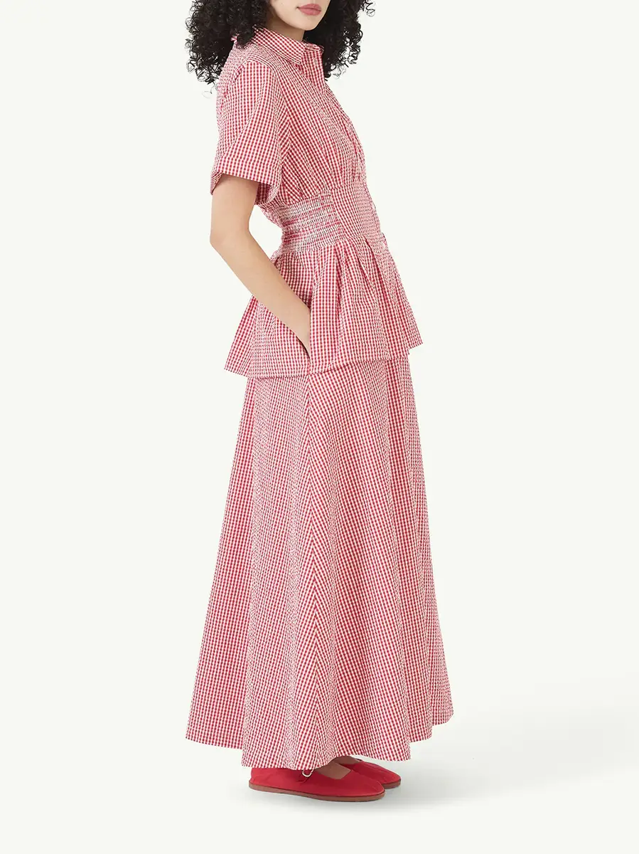 Rosie Assoulin Boogie Woogie Bugle Boy Dress | Thumbnail 5 Rosie Assoulin Boogie Woogie Bugle Boy Dress | Thumbnail 5