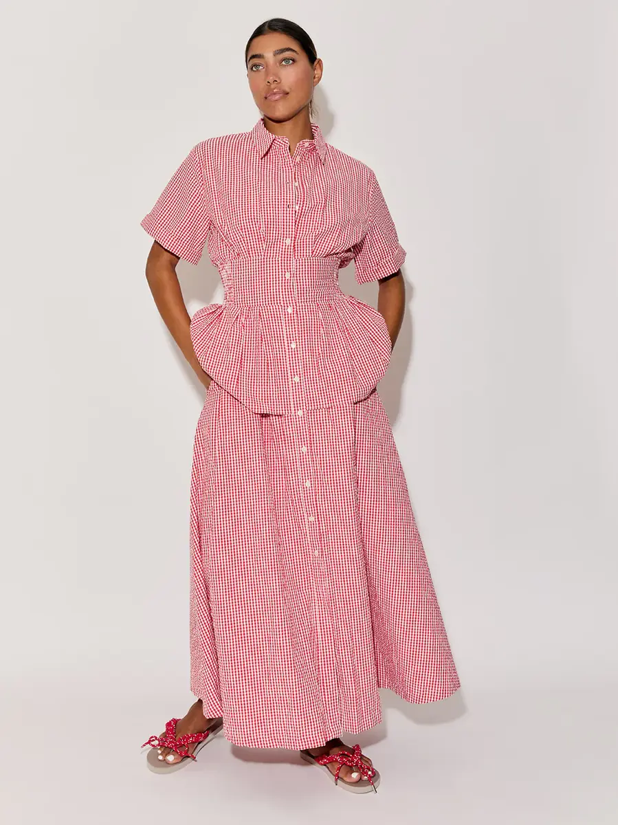 Rosie Assoulin Boogie Woogie Bugle Boy Dress | Thumbnail 7 Rosie Assoulin Boogie Woogie Bugle Boy Dress | Thumbnail 7
