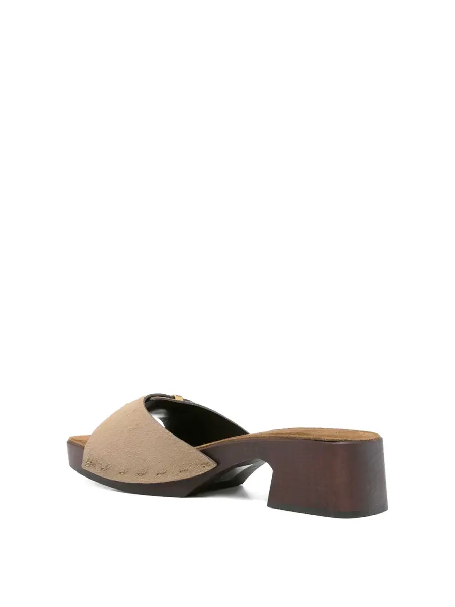 Khaite Britt Haircalf Clogs | Thumbnail 3 Khaite Britt Haircalf Clogs | Thumbnail 3