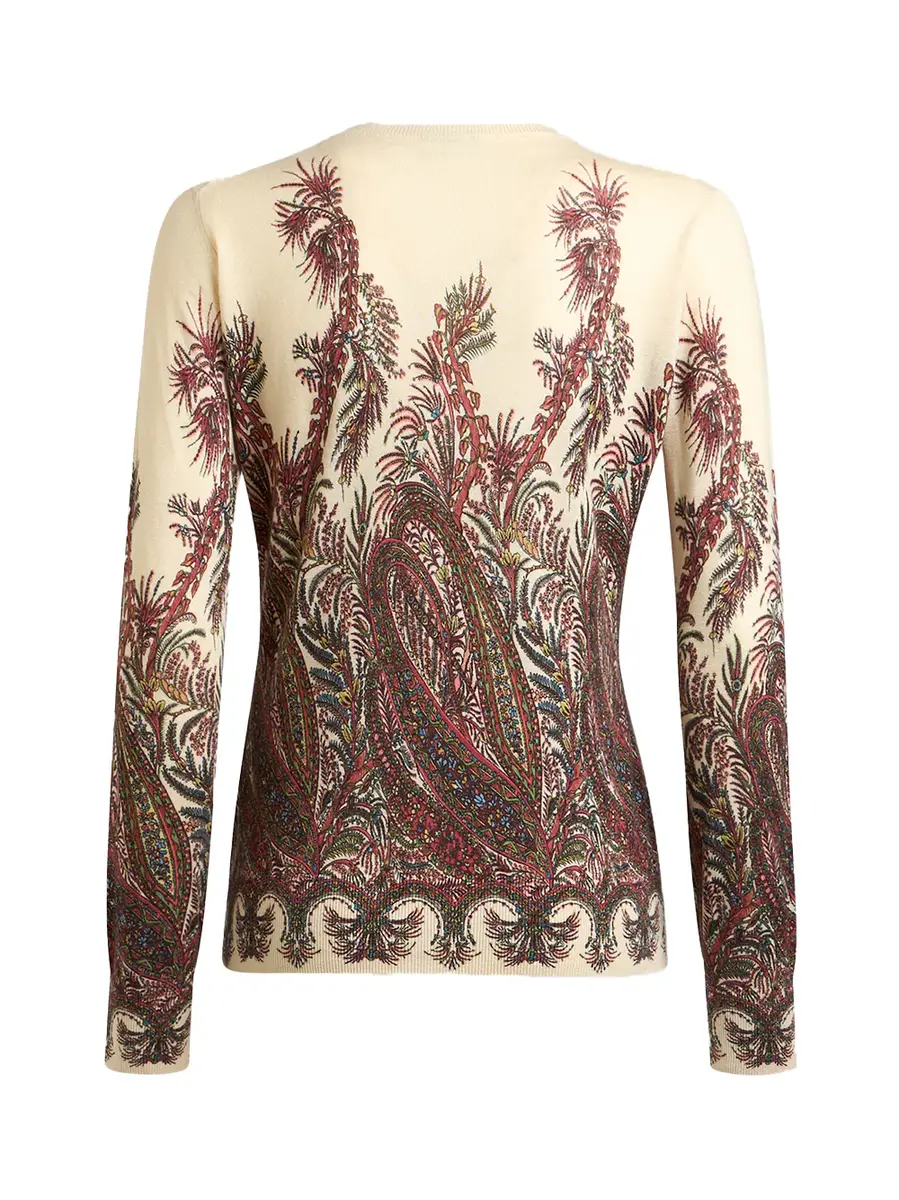 Etro Cashmere-Silk Printed Cardigan | Thumbnail 2 Etro Cashmere-Silk Printed Cardigan | Thumbnail 2
