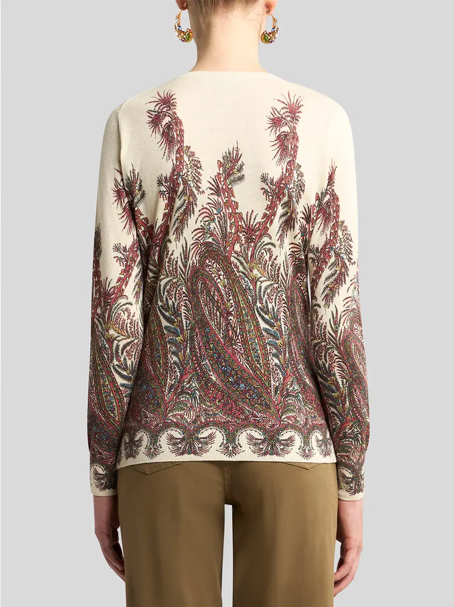 Etro Cashmere-Silk Printed Cardigan | Thumbnail 4 Etro Cashmere-Silk Printed Cardigan | Thumbnail 4