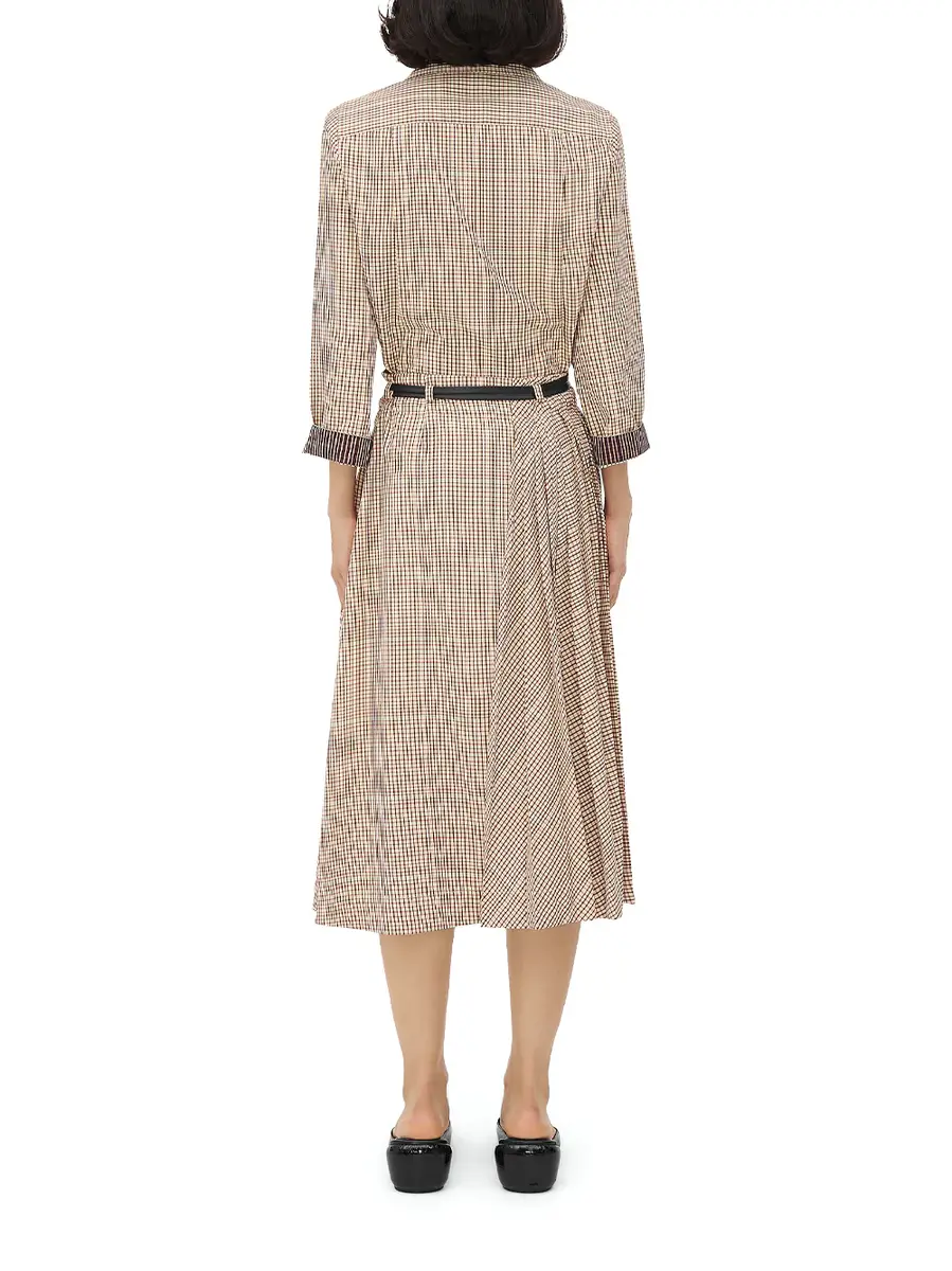 Bottega Veneta Check Viscose Midi Skirt | Thumbnail 3 Bottega Veneta Check Viscose Midi Skirt | Thumbnail 3
