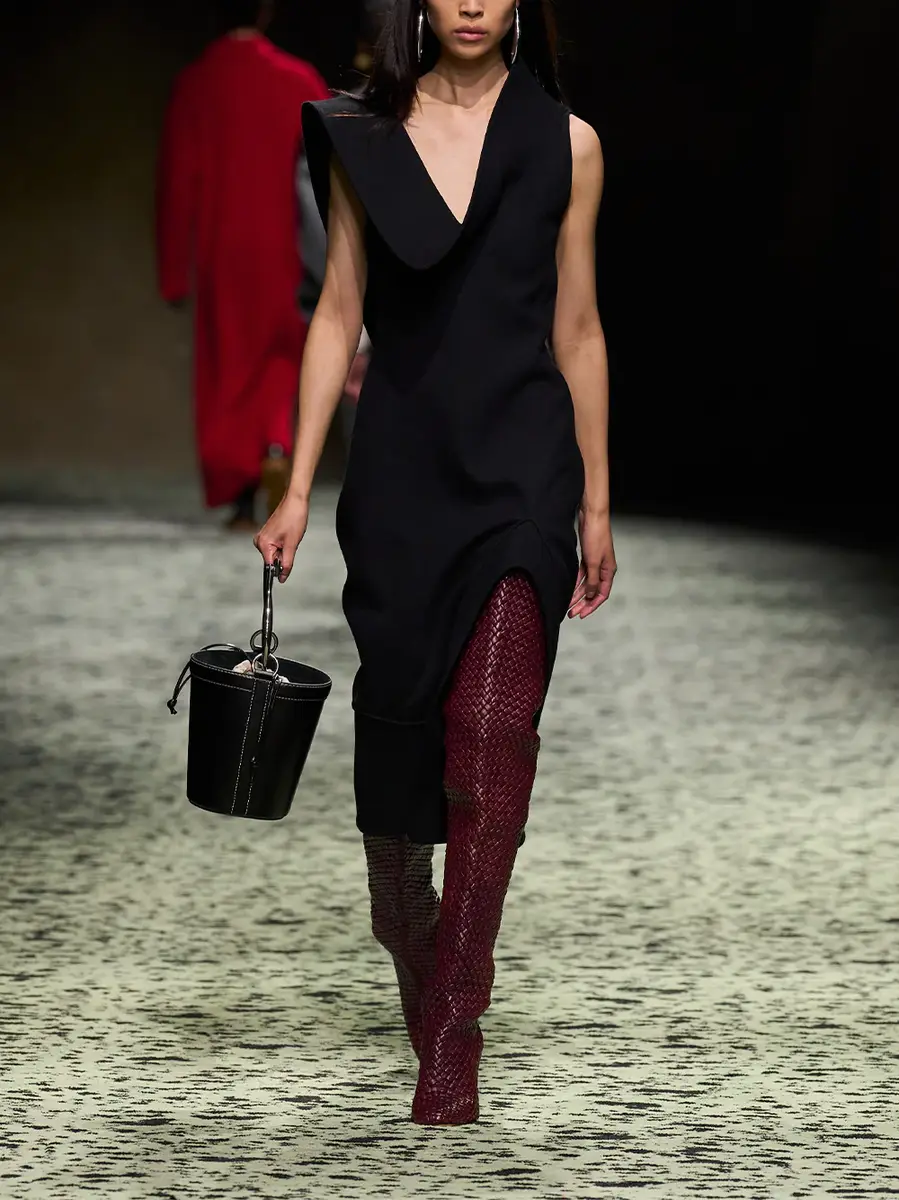 Bottega Veneta Column Midi Dress | Thumbnail 2