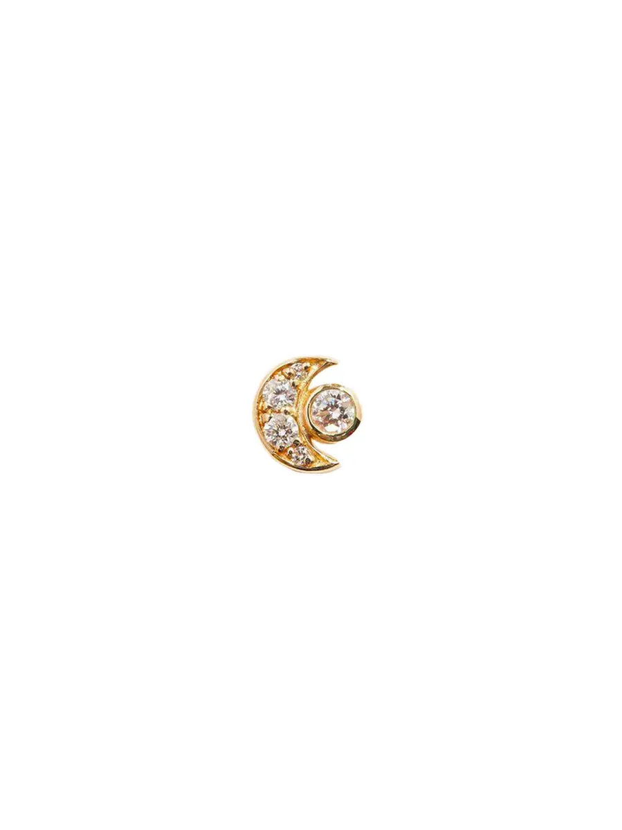 PAMELA LOVE Crescent Cluster Stud | Image 1 PAMELA LOVE Crescent Cluster Stud | Image 1