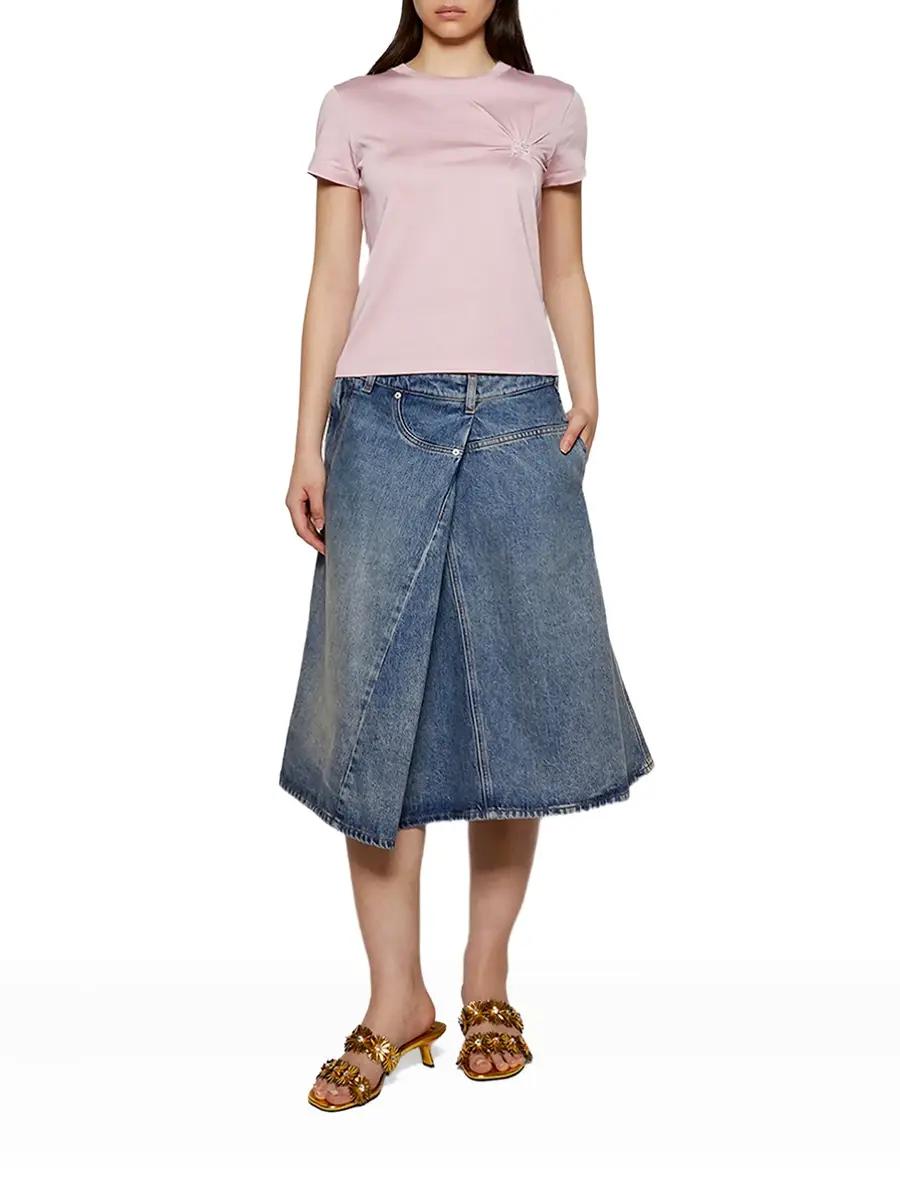 Loewe Deconstructed Denim Midi Skirt | Thumbnail 2 Loewe Deconstructed Denim Midi Skirt | Thumbnail 2