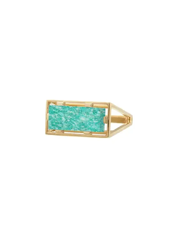 Diaspro Amazonite Ring