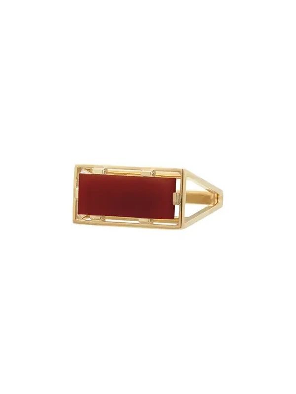 Diaspro Carnelian Ring