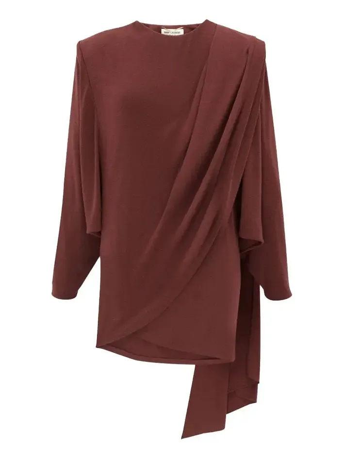 Draped Mini Dress