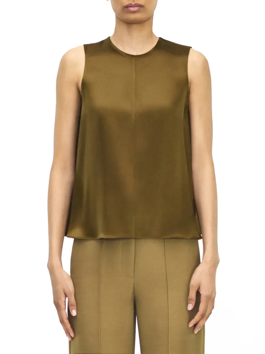 Adam Lippes Elias Silk Top | Thumbnail 3 Adam Lippes Elias Silk Top | Thumbnail 3