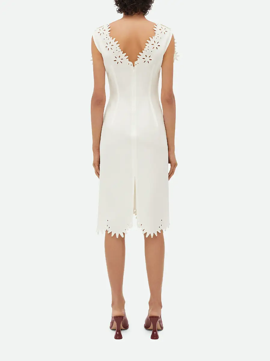 Bottega Veneta English Embroidery Midi Dress | Thumbnail 2 Bottega Veneta English Embroidery Midi Dress | Thumbnail 2