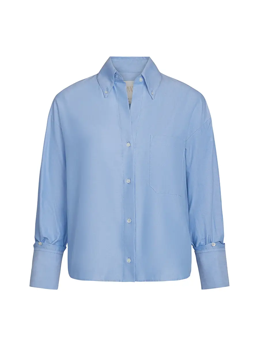 TWP J.D. Shirt in Oxford Cotton Shirting | Image 1 TWP J.D. Shirt in Oxford Cotton Shirting | Image 1