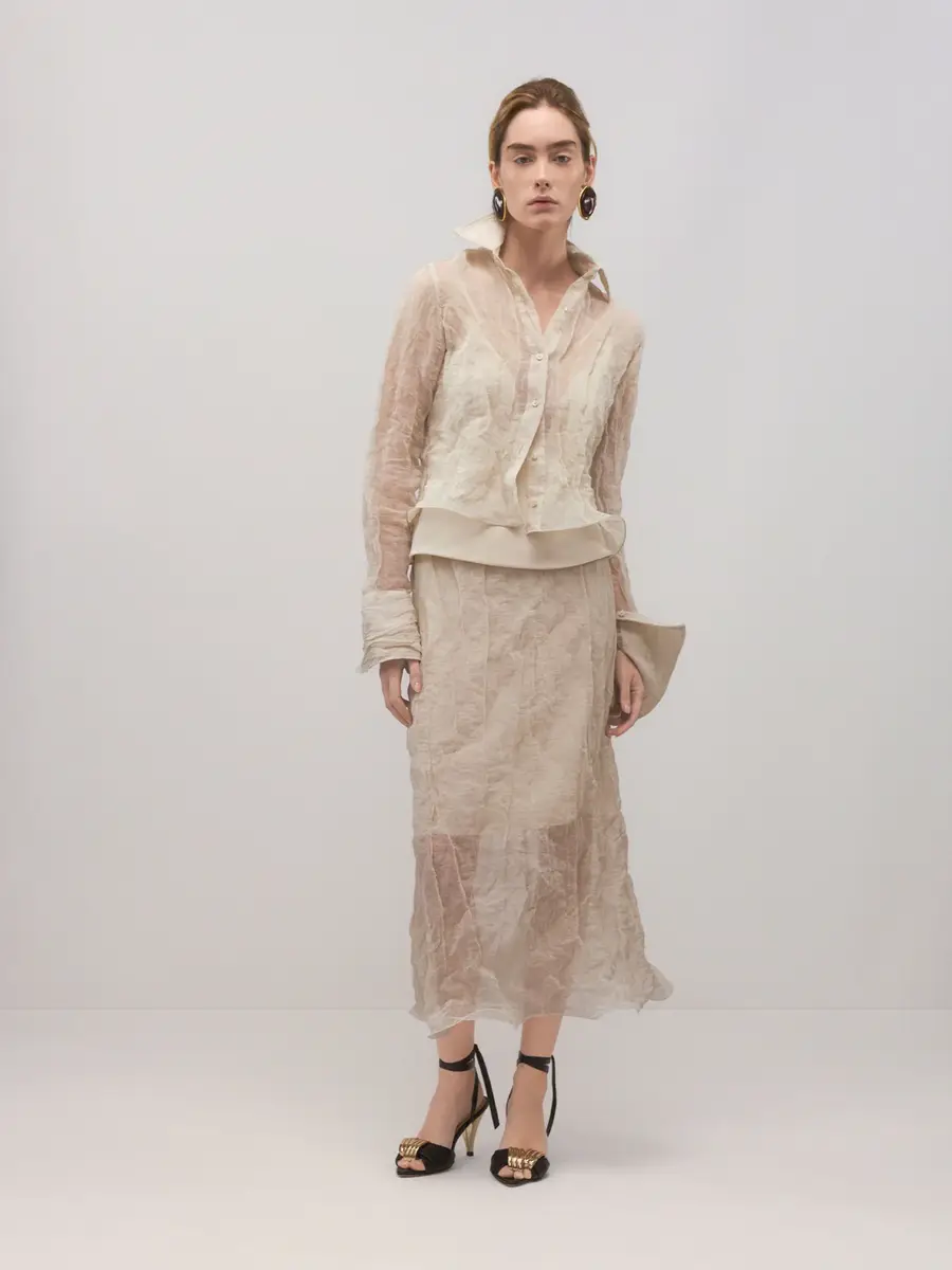 Brandon Maxwell James Midi Skirt | Thumbnail 2 Brandon Maxwell James Midi Skirt | Thumbnail 2
