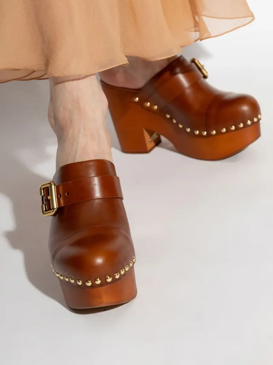 Chloé Jeannette Platform Clogs | Thumbnail 5