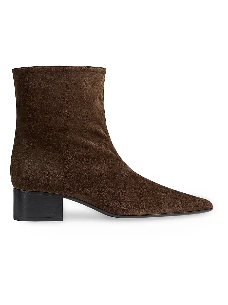 Women's Andee 40MM Suede Ankle Boots - Ebano