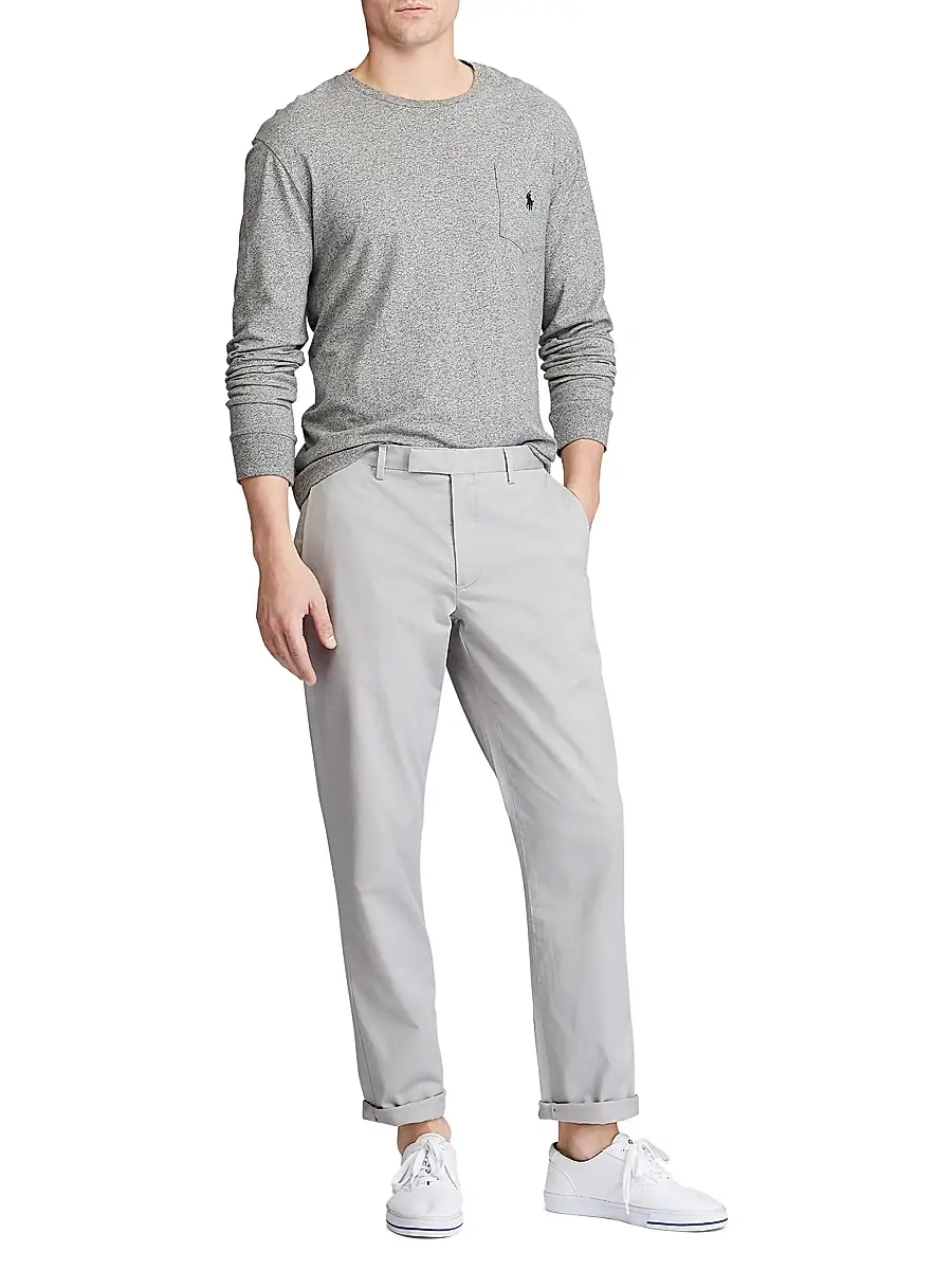 Polo Ralph Lauren Men's Military Stretch-Cotton Mid-Rise Straight-Leg Pants | Thumbnail 2 Polo Ralph Lauren Men's Military Stretch-Cotton Mid-Rise Straight-Leg Pants | Thumbnail 2