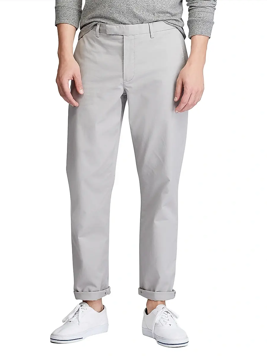 Polo Ralph Lauren Men's Military Stretch-Cotton Mid-Rise Straight-Leg Pants | Thumbnail 3 Polo Ralph Lauren Men's Military Stretch-Cotton Mid-Rise Straight-Leg Pants | Thumbnail 3