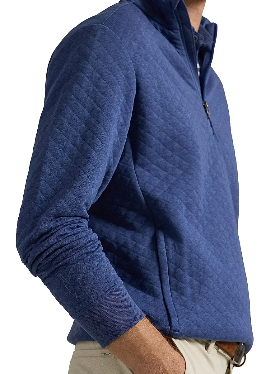Polo Ralph Lauren Men's Quilted Double-Knit Quarter-Zip Sweatshirt | Thumbnail 5