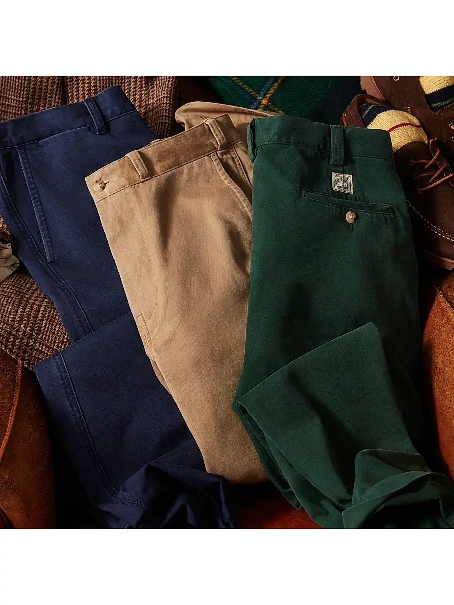 Polo Ralph Lauren Men's Stretch-Cotton Drawstring Pants | Thumbnail 6 Polo Ralph Lauren Men's Stretch-Cotton Drawstring Pants | Thumbnail 6