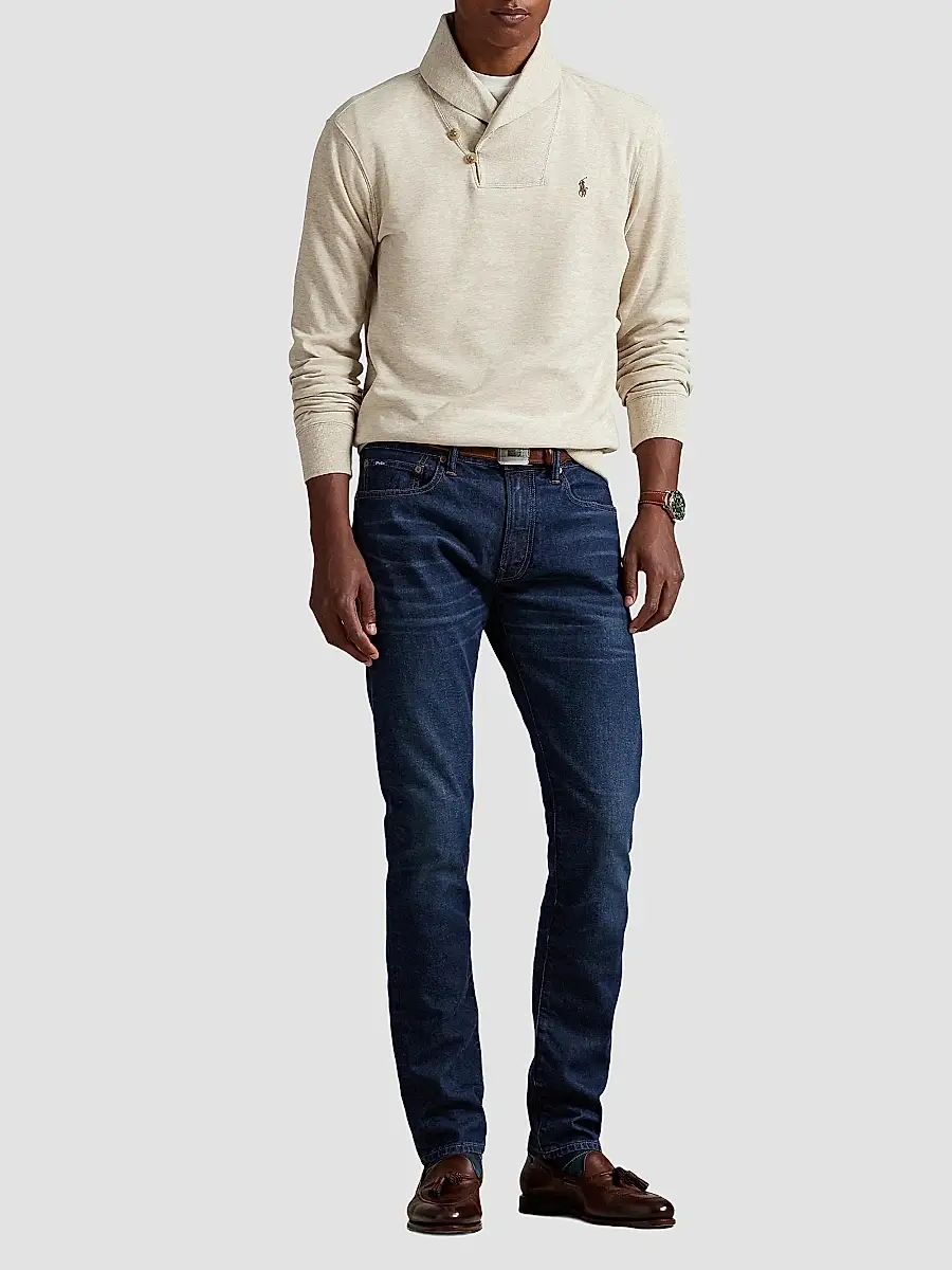 Polo Ralph Lauren Men's Sullivan Washed Mid-Rise Straight-Leg Jeans | Thumbnail 2 Polo Ralph Lauren Men's Sullivan Washed Mid-Rise Straight-Leg Jeans | Thumbnail 2