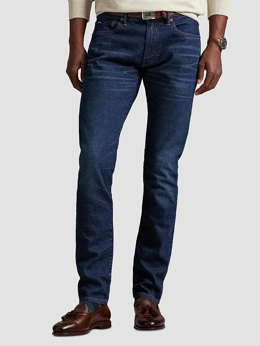 Polo Ralph Lauren Men's Sullivan Washed Mid-Rise Straight-Leg Jeans | Thumbnail 3 Polo Ralph Lauren Men's Sullivan Washed Mid-Rise Straight-Leg Jeans | Thumbnail 3