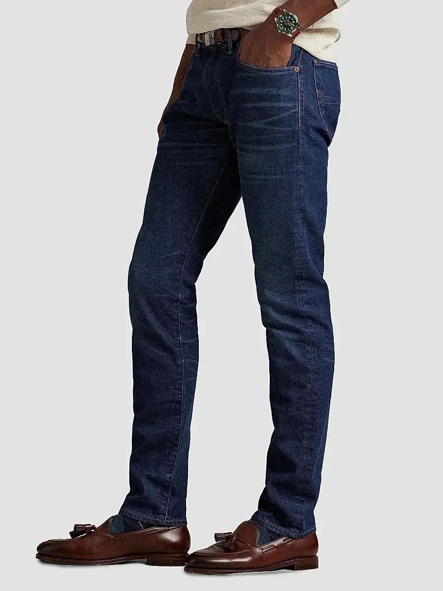 Polo Ralph Lauren Men's Sullivan Washed Mid-Rise Straight-Leg Jeans | Thumbnail 4 Polo Ralph Lauren Men's Sullivan Washed Mid-Rise Straight-Leg Jeans | Thumbnail 4